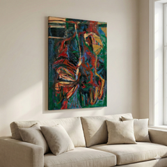 Modern Landscape No. 5 – Abstract Expressionist Landscape Print