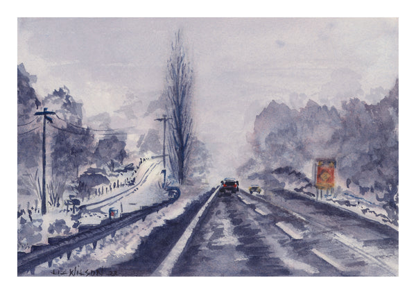Bathurst Road in Snowfall