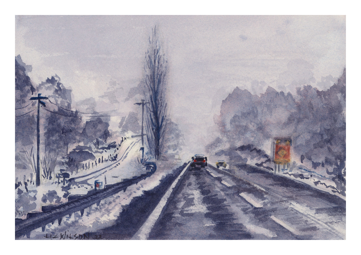 Bathurst Road in Snowfall