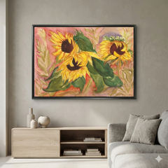 Three Sunflowers